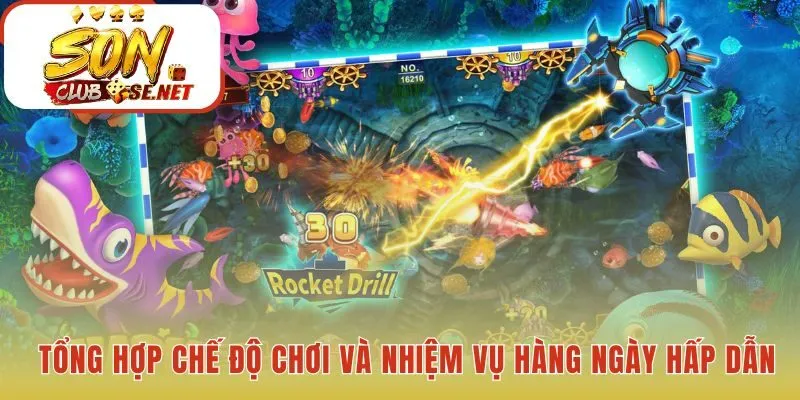 Các chế độ chơi gồm nhiều phòng game phù hợp mọi cấp độ